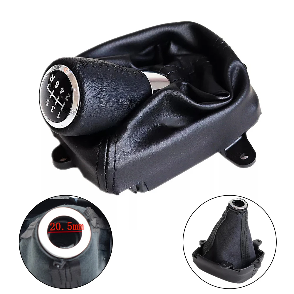 

5/6 Speed Black Gear Shift Knob Gaiter Boot For HONDA For ACCORD VIII 8 2008-2014 Interior Replacement Parts