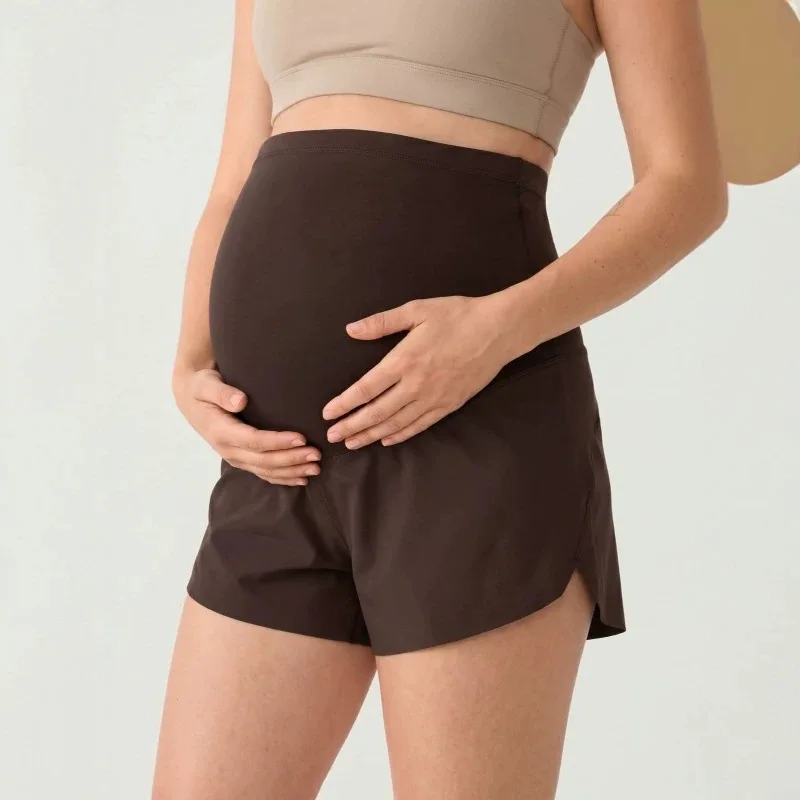 Maternity Shorts Summer Casual Running Abdomen Exercise Women's Tights & Hosiery Comfortable Breathable Maternity Underwear