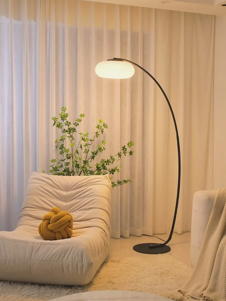 Cloud Fishing Light Led Floor Lamp Living Room Sofa Room French Cream Style High-End Atmosphere Art Desk Lamp Home Decoration