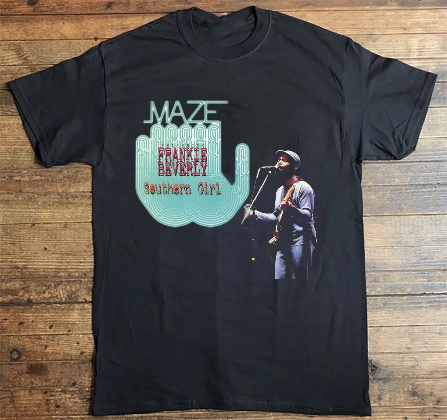 Maze Featuring Frankie Beverly-Southern Girl Black All Size Shirt AR170