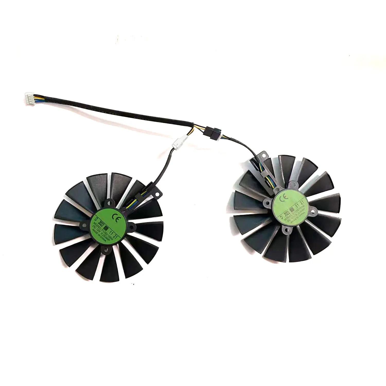 

95MM 4PIN T129215SM FDC10M12S9-C T129215BM For ASUS Strix RX 470 580 570 GTX 1050 TI 1070 TI 1080TI graphics card