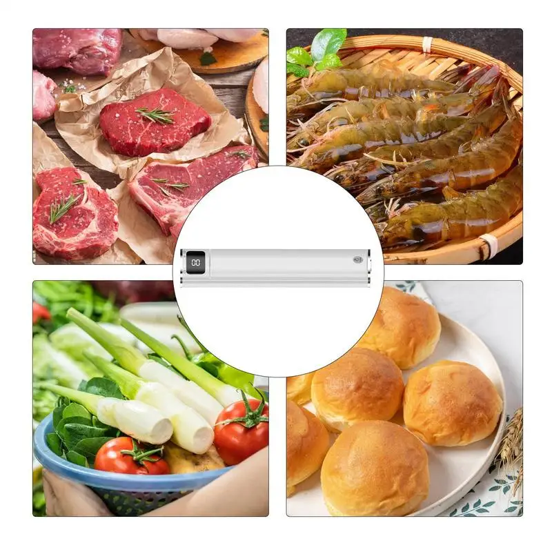 Вакуумный упаковщик для пищевых продуктов, воздушный упаковщик для пищевых продуктов, автоматическая компактная система сохранения мяса, вакуумная упаковочная машина