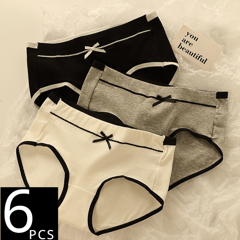 

Cotton breathable cotton crotch waist abdomen Japanese student girl underwear ladies briefs