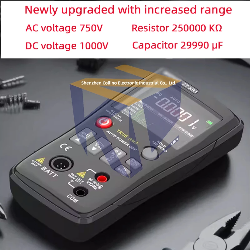 1pcs ZT-XR1 Lithium Battery Internal Resistance Meter, Multimeter, Voltage, Resistance, Capacitor, Battery Tester