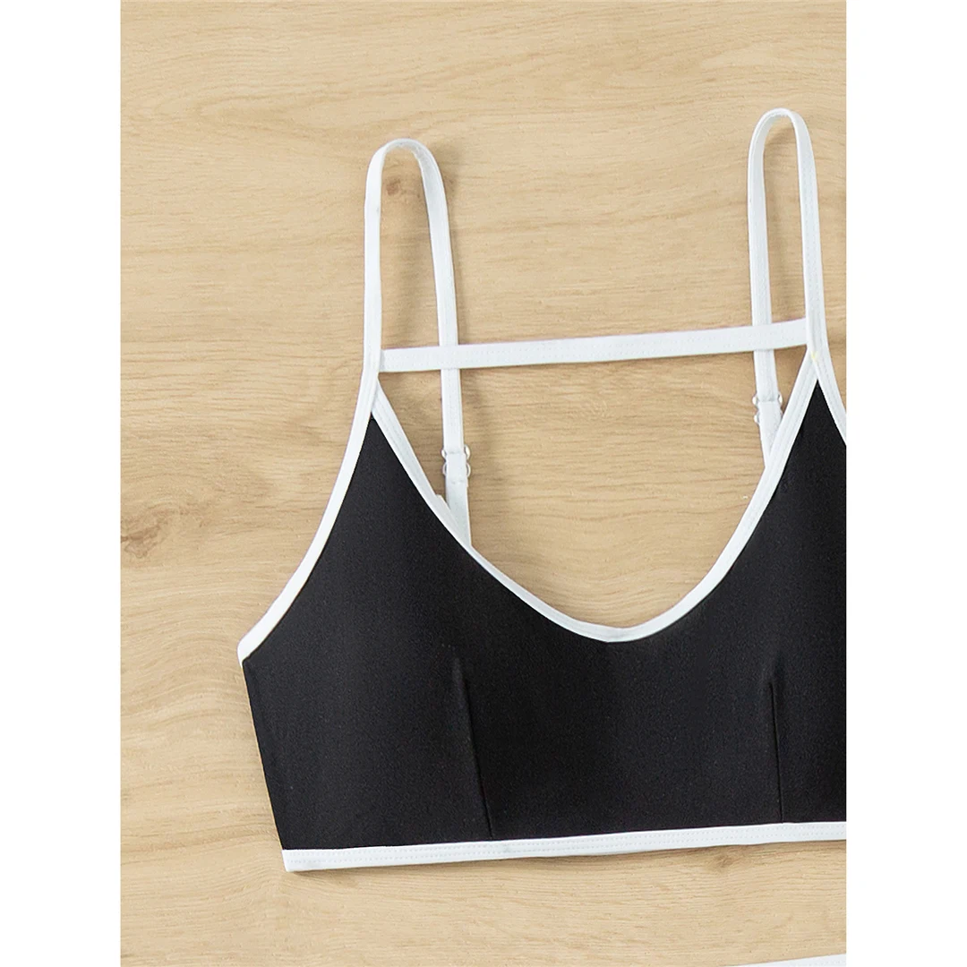 2026 Sexy Splicing Cut-Out High-Cut Bikini Damen-Badeanzug Zweiteiliger Bikini-Set Badebekleidung Badeanzug V5392 – Detail 12
