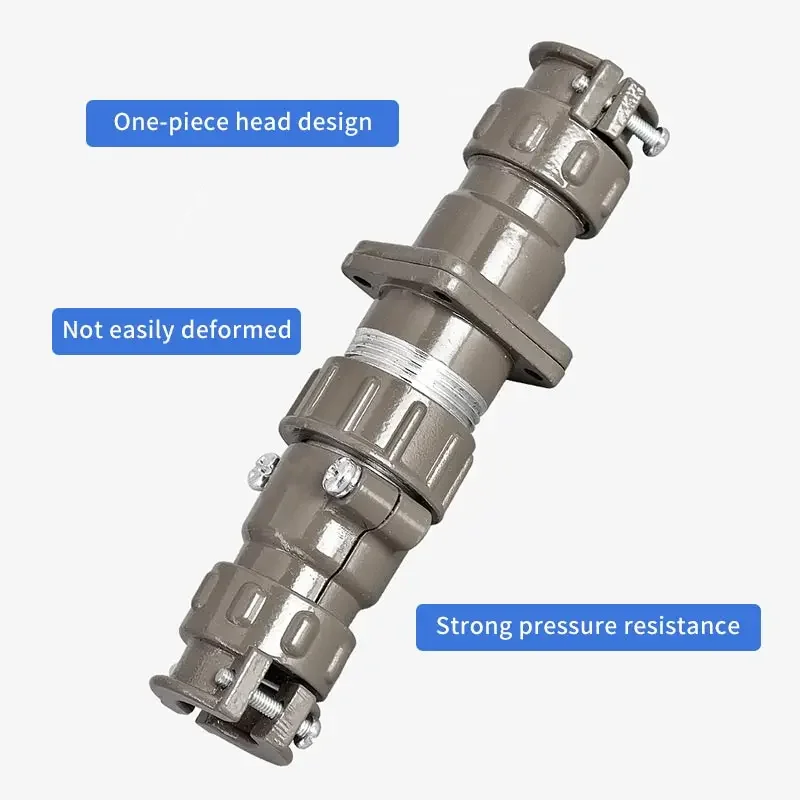 1pc P60 Aviation Plug Connector Metal 45Pin 47 Pin Circular Connector Aviation Plug Socket Hight Current Voltage Connectors 6