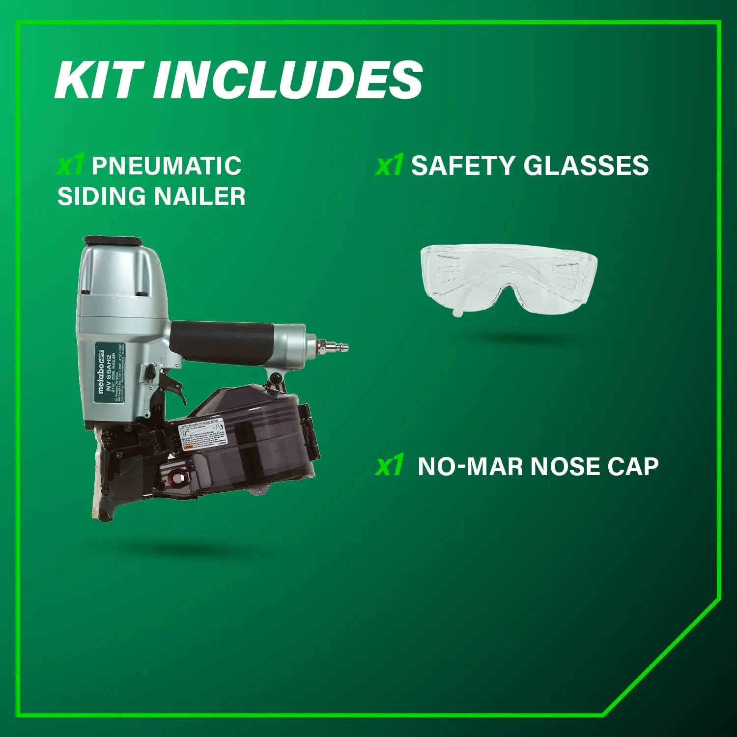Pregador de revestimento de bobina, pregos de revestimento de 1-1/2 polegadas a 2-1/2 polegadas, carga lateral, revista inferior de inclinação (NV65AH2)