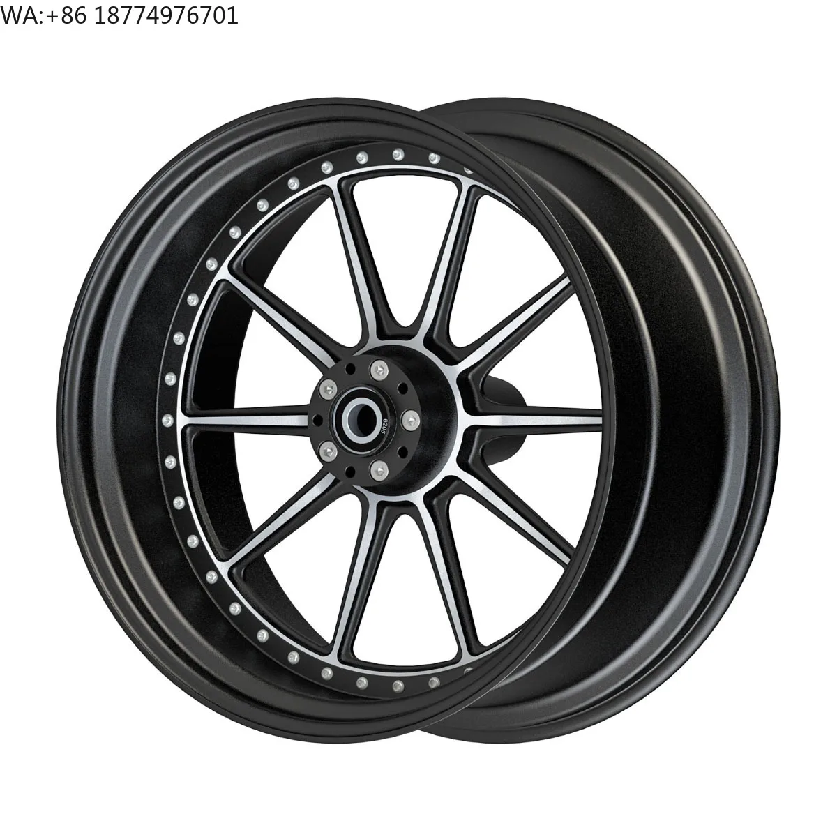 For Harley 14-later XL883N XL1200V Models Motorcycle Wheels Black Aluminum Alloy Front & Rear Rims Accessories Manufacturing