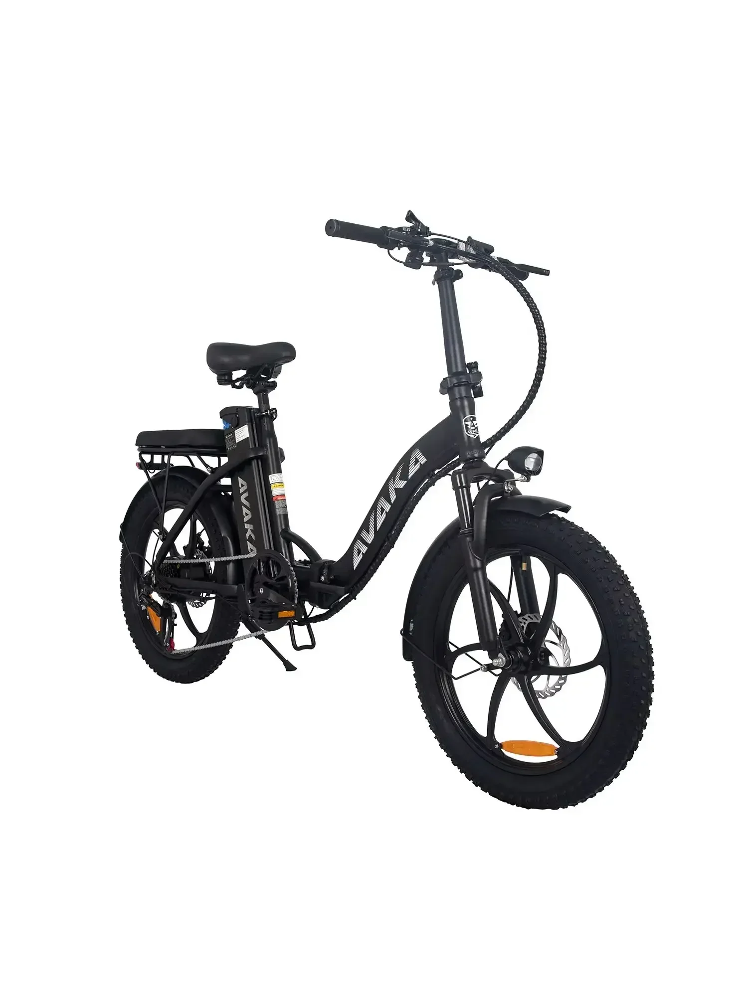 AliExpress AVAKA BZ20 PLUS Foldable 500W Adult Electric Mountain Bike 870WH Battery 20 Inch Fat Tire Unisex Ebike