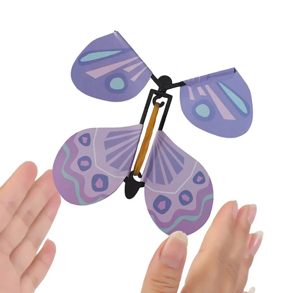 10 Pcs New and Peculiar Children\'s Magic Toy Flying Little Butterfly Toy For Kids Birthday Party Favors Boys Girls Surprise Gift