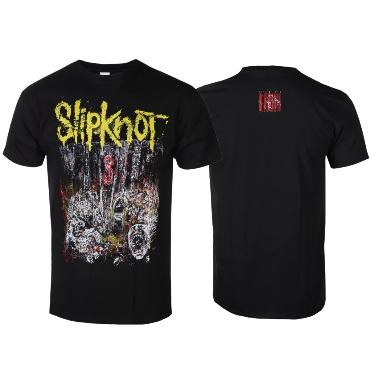 Slipknot - MSG Painting Art Pattern Metal Band T-shirt - Casual Trendy Style Cotton T-shirt Suitable for Both Men and Women
