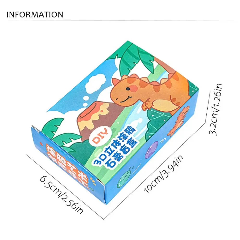 Fiore creativo Bambini Attività da colorare Giocattolo Arte animale Riempimento colore Giocattolo Spazio educativo Regali per bambole in gesso dipinto