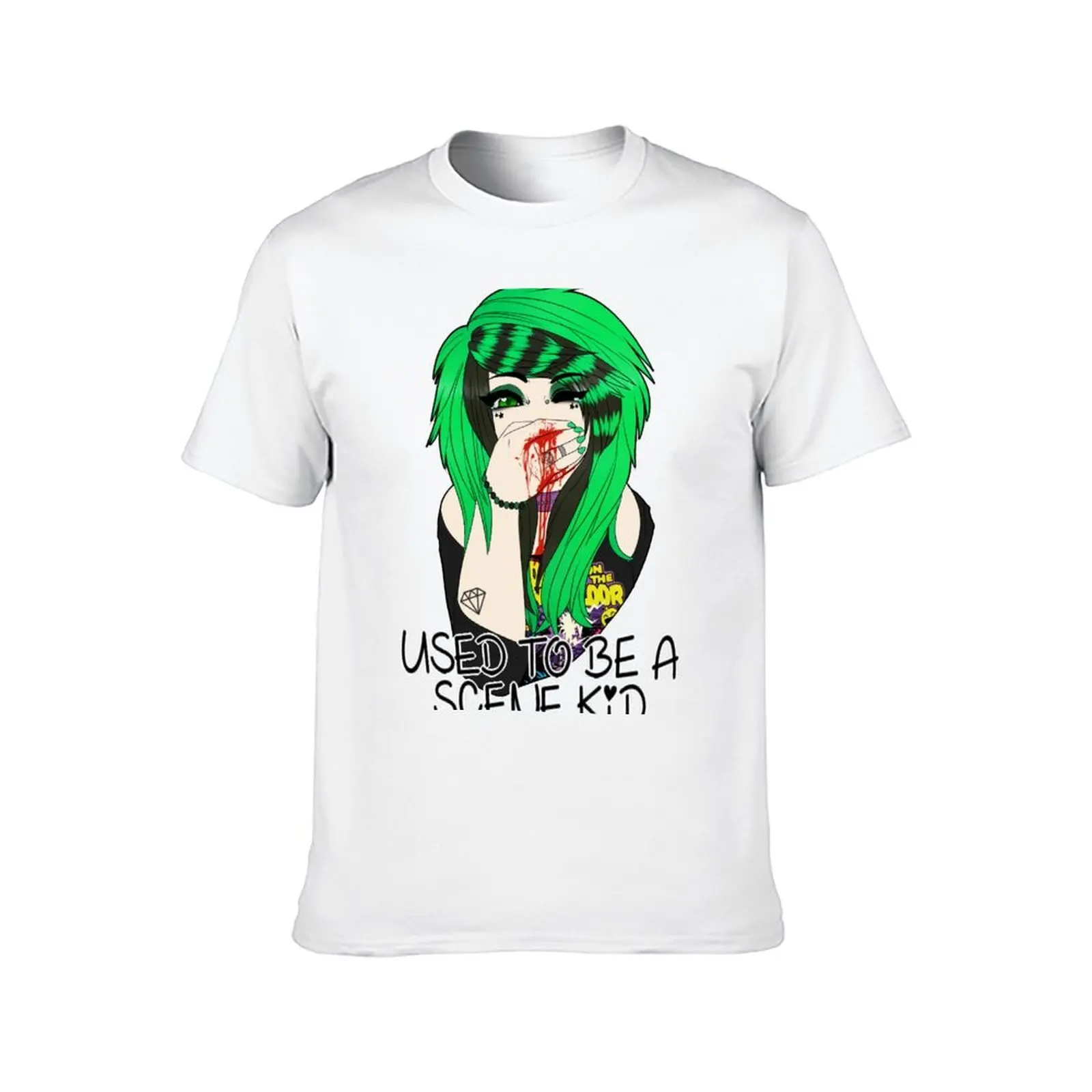 تستخدم لتكون طفل المشهد (أنثى) تي شيرت تي شيرت رجل عادي القطن تي شيرت عالية الجودة تي شيرت #2