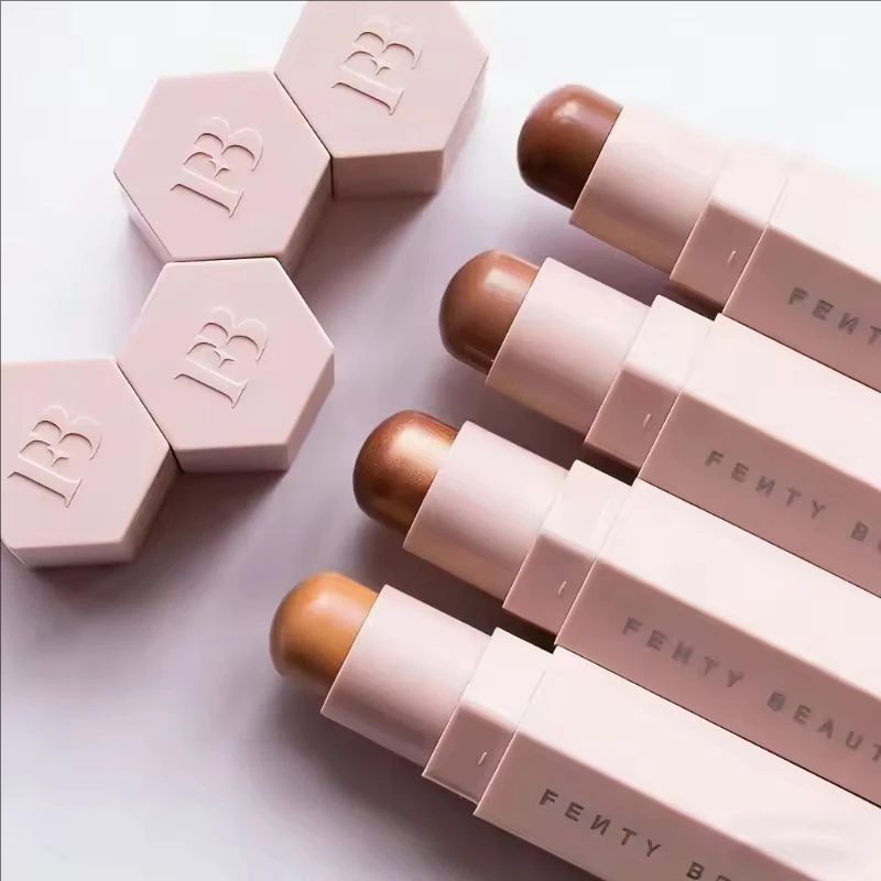 Navidad Venta caliente Fenty belleza corrector contorno palo de larga duración cara resaltador maquillaje sombra Facial iluminar cosméticos