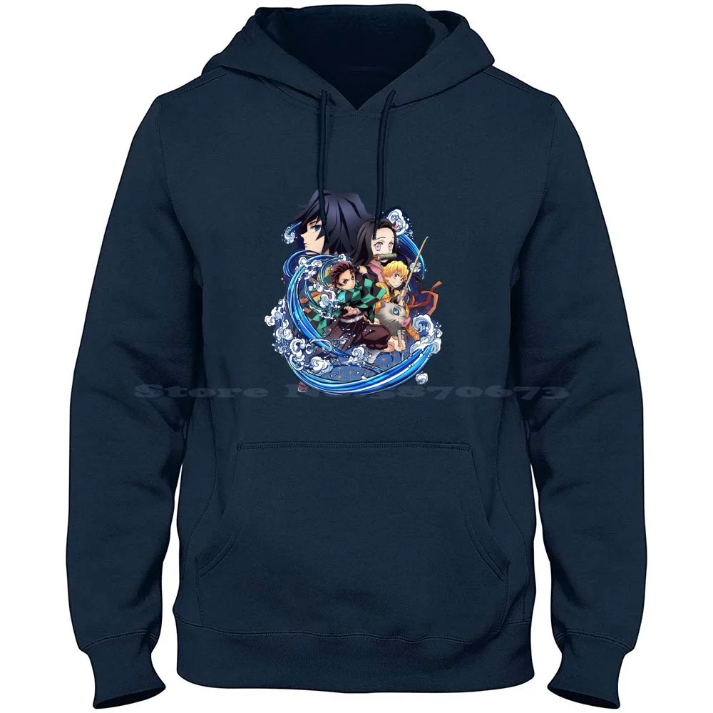 Demon 100% Pure Cotton Hoodie Tshirt Demon Peeker Lemon Demon Kimetsu No Yaiba Tanjiro Kamado Hashira Nezuko Kamado Kny Inosuke