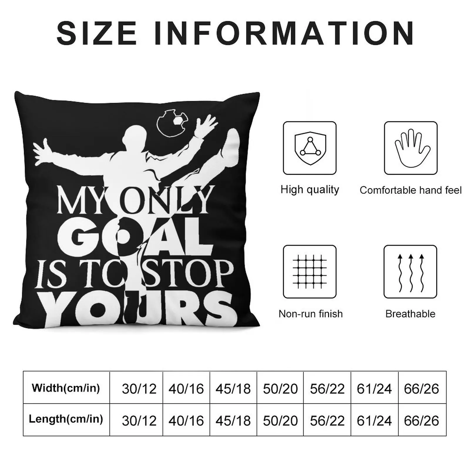 My Goal Is To Stop Yours Handball Goalie H&ball Goalkeeper Handball Lover Throw Pillow Christmas Pillows pillow