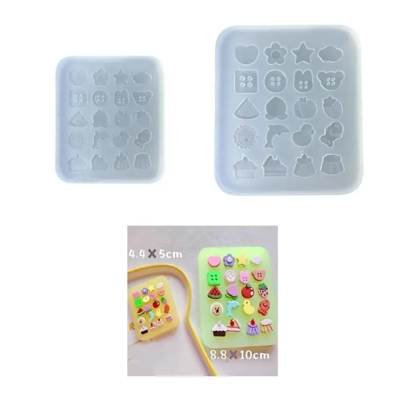 A52E Flexible Silicone Mould for Customizable Button Designs in Craft Supplies