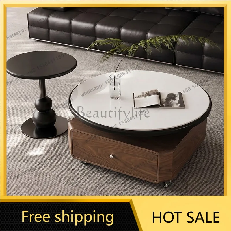 PG antique coffee table new high-end light luxury high-end small apartment living room home art tea table