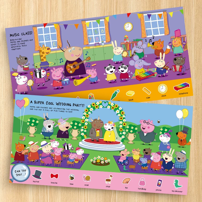 Peppa Pig Interaktives Frühes Lernaktivitätsbuch, geeignet für Kinder ab 3 Jahren - 40-seitiges Vorschul-Arbeitsbuch, mit Funktionen – Detail 5