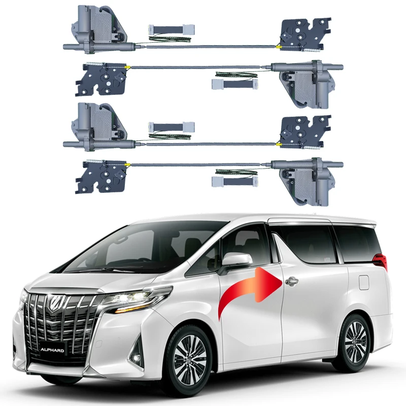 

For Alphard 30 Automatic lock front door automatically closes and locks the door, original car mechanical lock modification