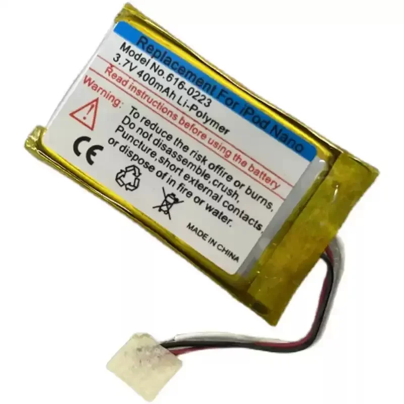 3.7V 400mAh 616-0223 Battery for Ipod Nano1 1st Gen Generation MP3 A1137 Nano 1 616-0223 Batteries +Tools