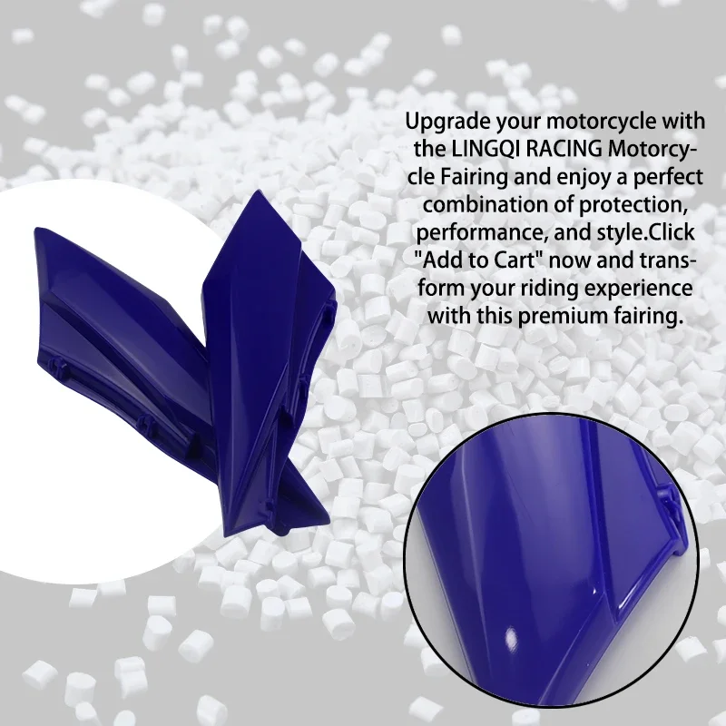 LINGQI RACING PP plastikowe części zamienne Panel boczny czarny tylny owiewka błotnik do roweru Light Bee X S — zdjęcie 7