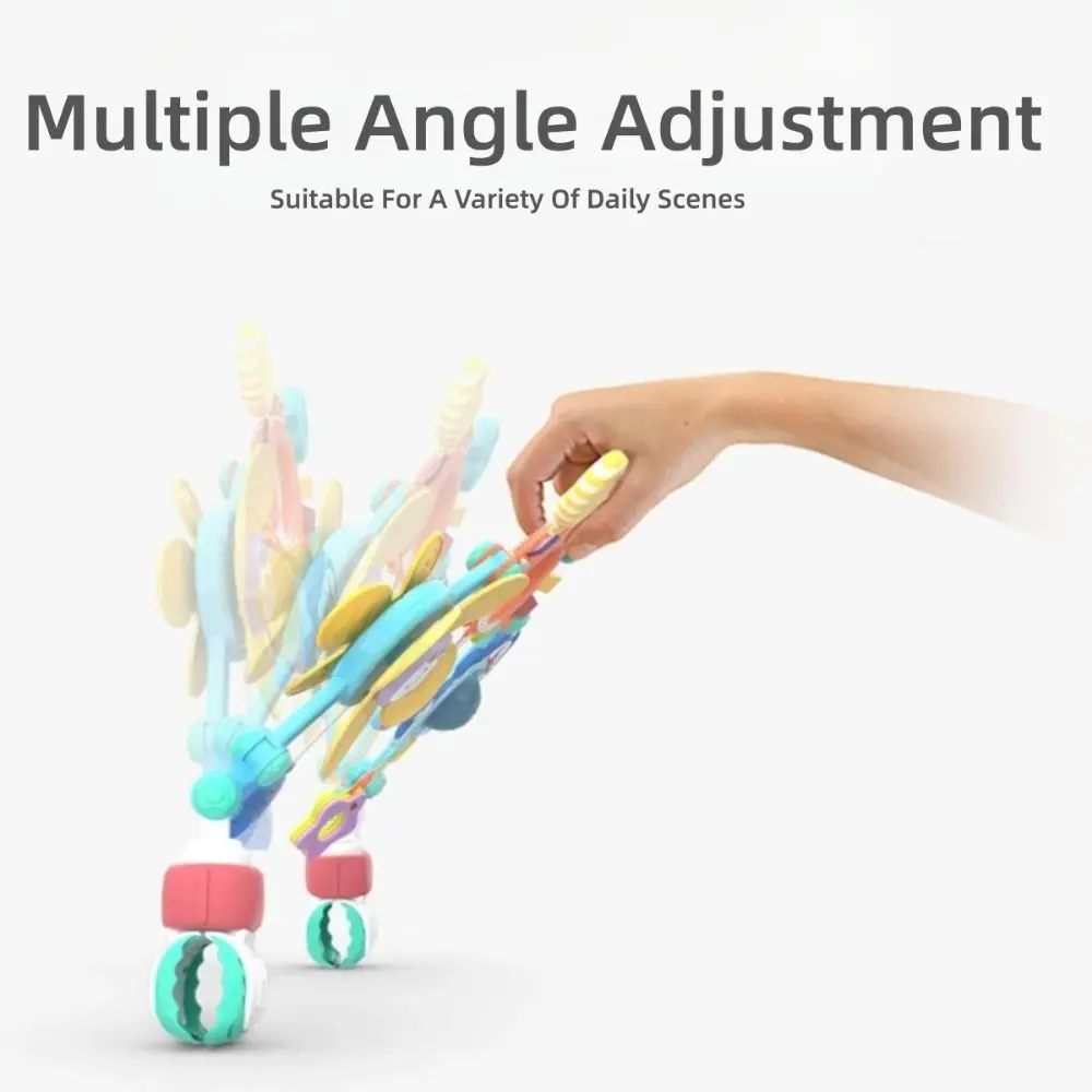 Cloche suspendue pour berceau facile à plier, tournesol, crabe et requin, jouets interactifs pour bébé, arc de poussette à clipser, exercice de préhension pour nourrissons, jeu pour nourrissons