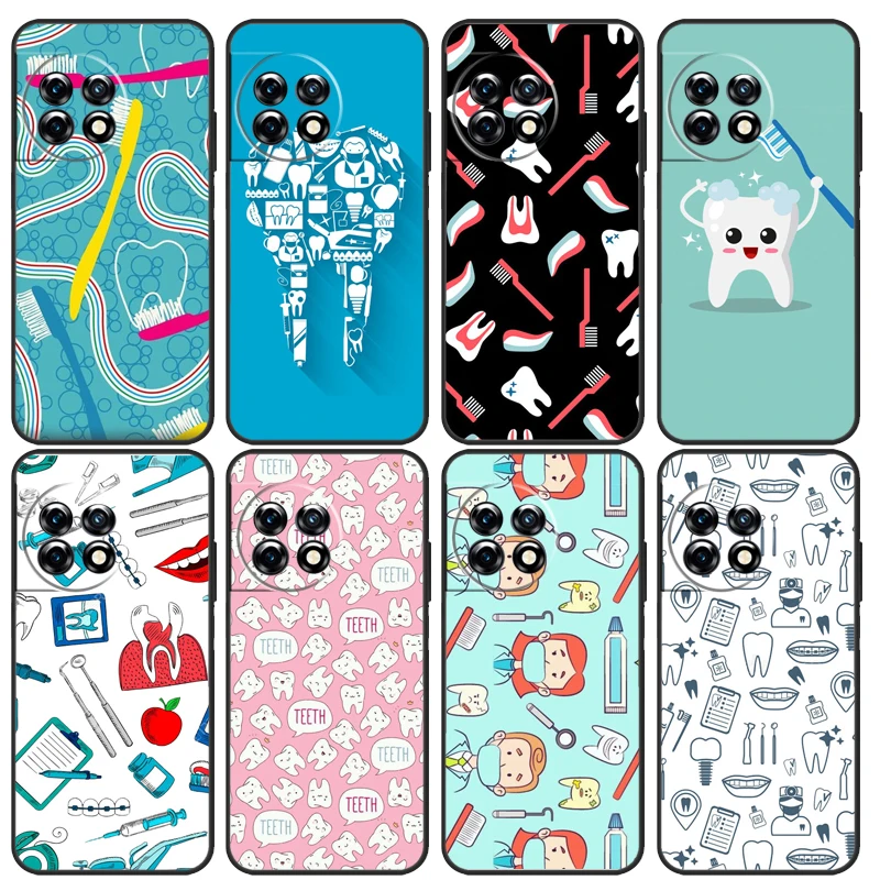 Dentist Tooth Dental Hygienist Case For OnePlus Nord CE 2 Lite Nord 3 2T N10 N20 OnePlus 8T 10T 9R 10R 9 10 Pro 11 Cover