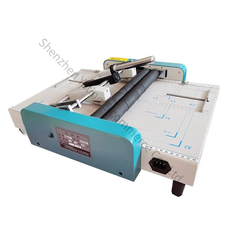 A3 Size Folding Machine Electric Binding Machine  Horse Riding Nail Stapler Seam Binding Integrated Double Head Binding Machine