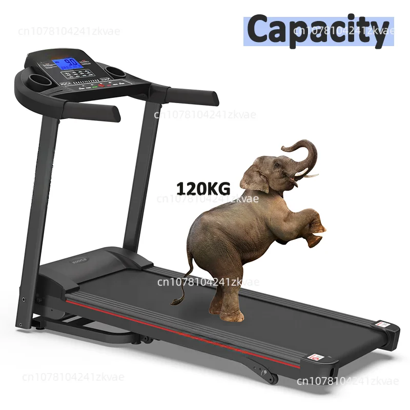 Manual Incline Treadmill Foldable, Electric Running Machine for Home Fitness Exercise