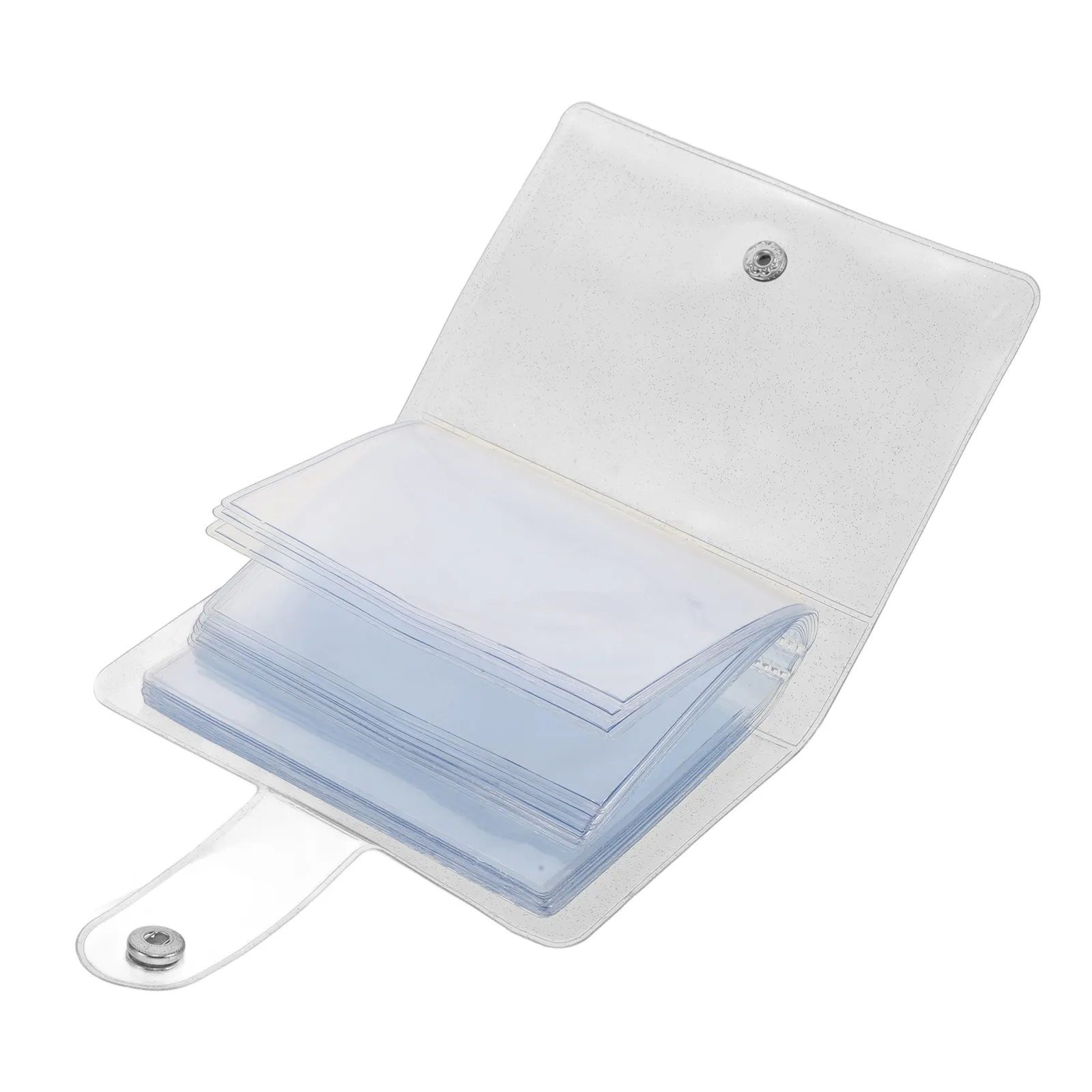 

Mini PVC Photo Album 3 Inch Portable Card Holder for Photos Business Cards Kpop Collectibles Stylish Clear