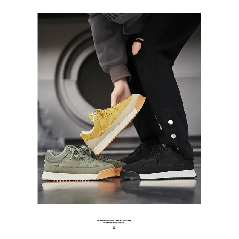 

Casual Sneaker Loafers Platform Sports Shoes Male Sneakers Shoes for Men Wear-resistant Sports and Leisure