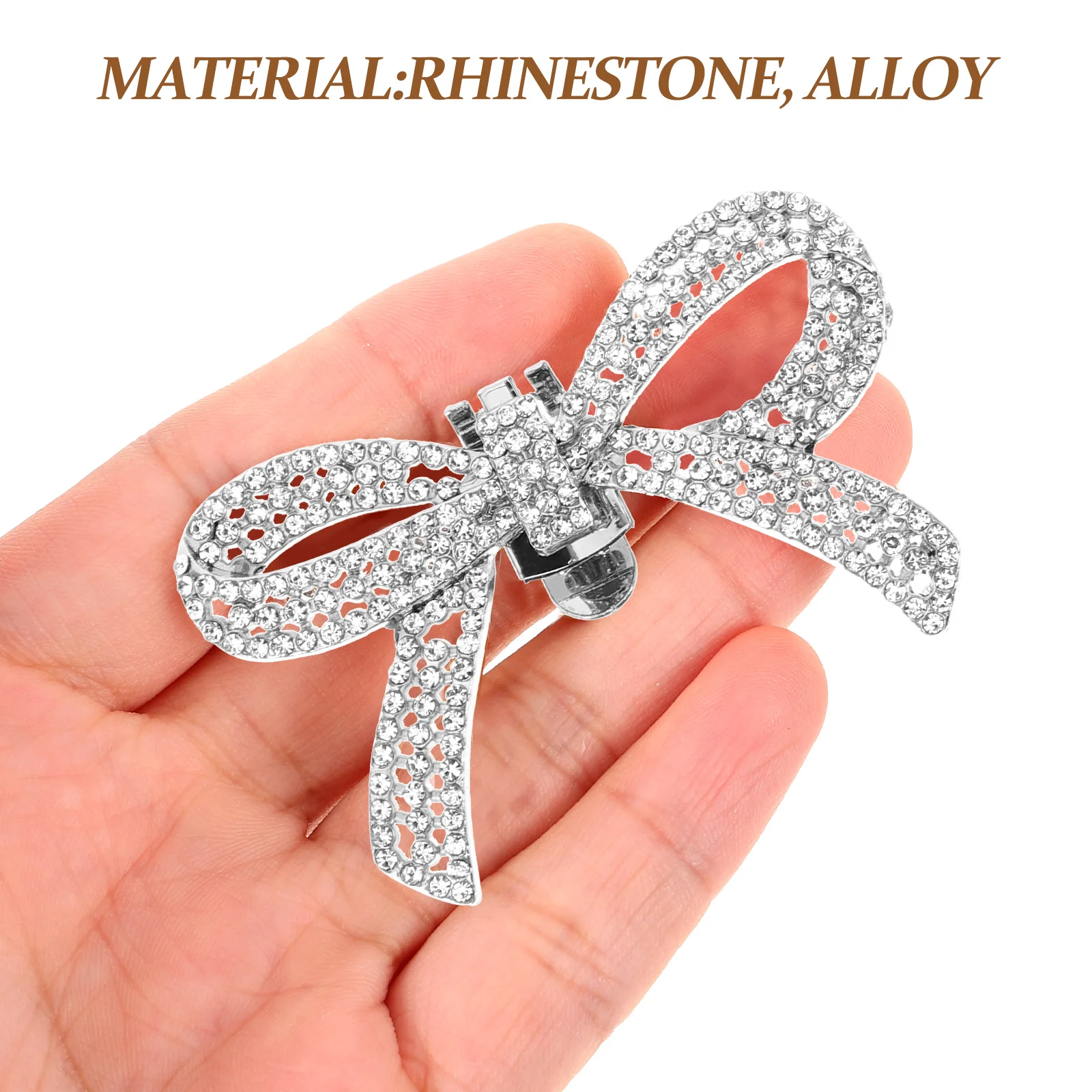 Shoe Buckle Decoration Removable Charms Sandals Rhinestones Clips Buckles Decorative Alloy