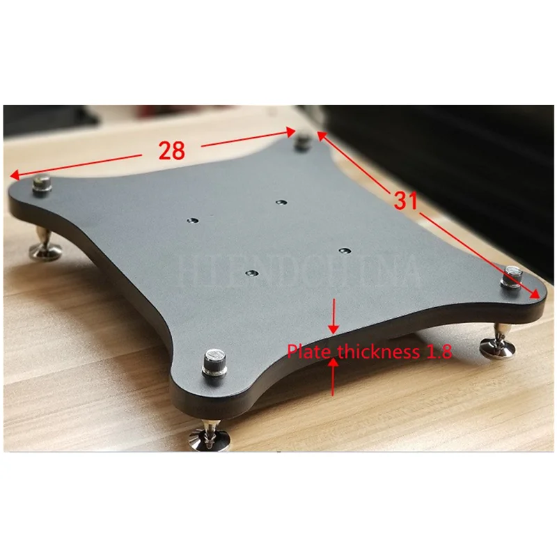 DK-012 Hifi Speaker Statief Beugel Basis Luidspreker Lade Schokdemper Versterker Cd Schokdemper Voet Nagels