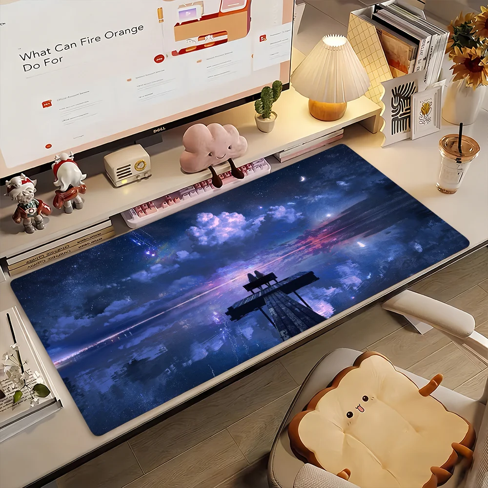 Romantic Night sky Mouse Pad Computer Laptop Rubber Non-slip Mouse Mat Mousepad Gamers Decoracion Desk Mat