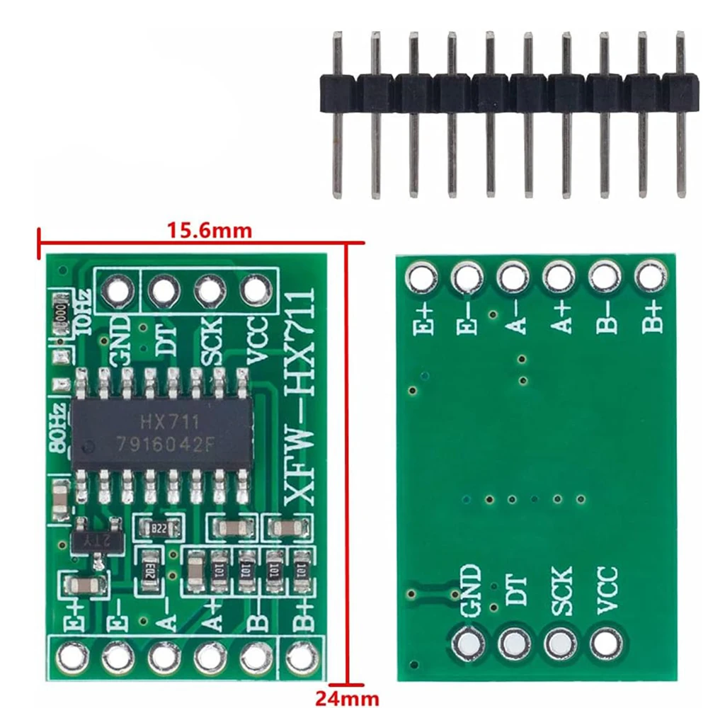 5Pcs HX711 Weighing Sensor Dual-Channel 24 Bit Precision A/D Module Pressure Sensor for Arduino for Raspberry Pi