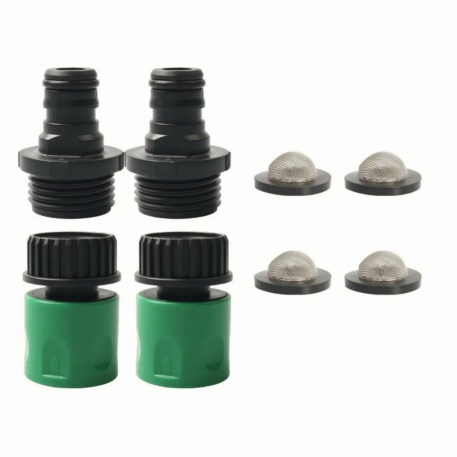 Outboard Flush Kit Boat Water Hose Connector with Rubber Base Strainer Washer Push Pull Quick Connect Fitting for Jet Ski
