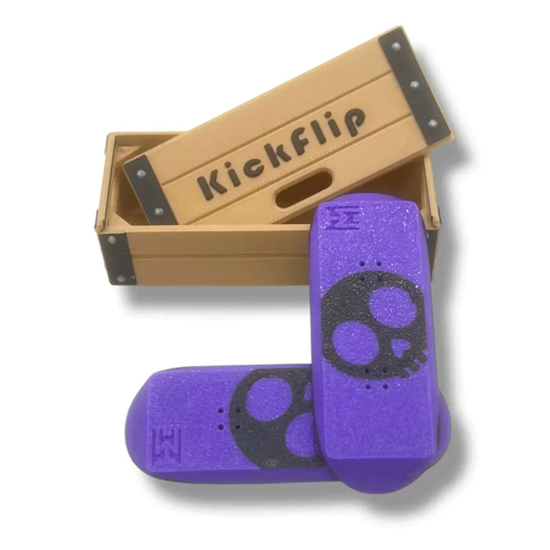 Kickflip – Mini Skateboard magnétique à doigts, nouveauté imprimée en 3D, jouet anti-Stress, Puzzle, cadeau pour amis, activité de loisirs