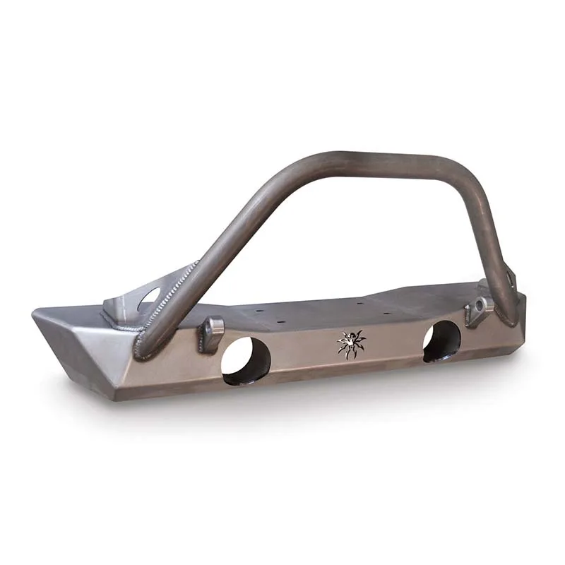 guard with drag hook on front bumper Wrangler JK front bumper