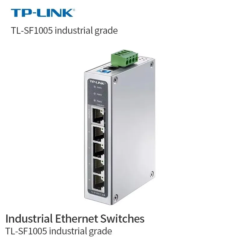 TP-Link TL-SF1005 10/100M Ethernet Switch 5 Port Industrial Grade Ethernet Switch Network Splitter Hub Interruptor Inteligente