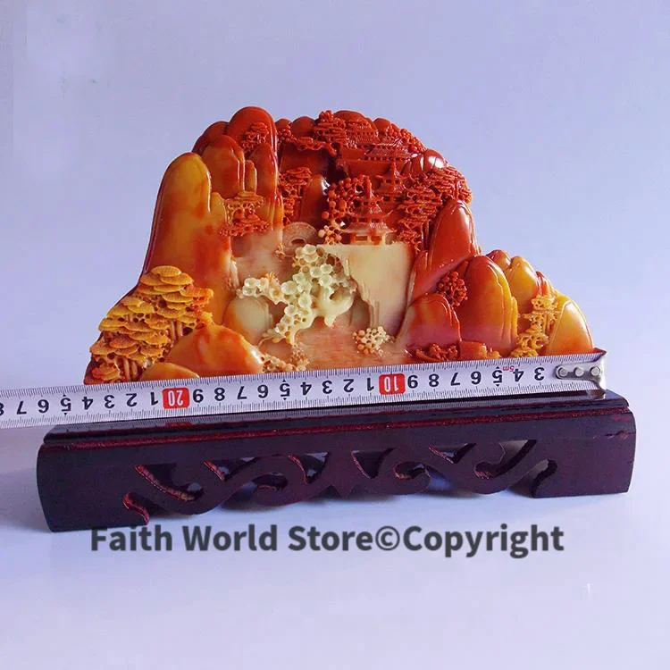 large # 2025 HOME lobby Company SHOP efficacious FENG SHUI Talisman Mascot landscape carving art Sculpture statue