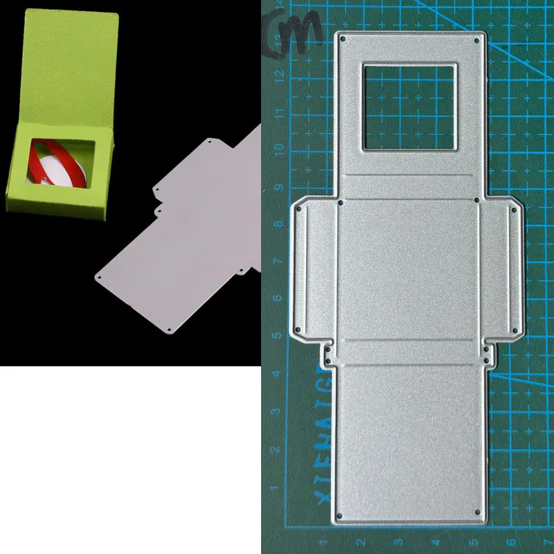 metal cutting dies Folding box envelope die mold Scrapbook paper craft knife mould blade punch Embossing stencils template