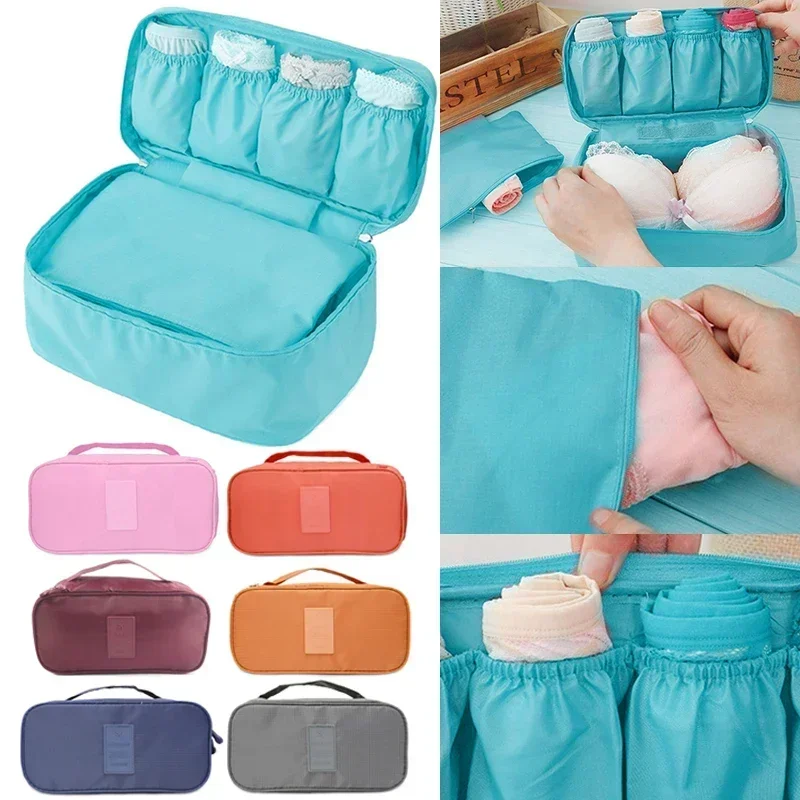 Portable Underwear Storage Bag Travel Bra Sorting Bag Underwear Clothes Organizer Arge Capacity Cosmetic Makeup Pouch Case