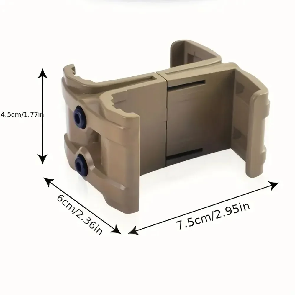 2026 Universal-Clip-Gewehr-Doppelparallelmagazin für AK AR15 M4 Mag595 Airsoft Link Round Cartridge Speed Loader Waffenzubehör – Detail 11