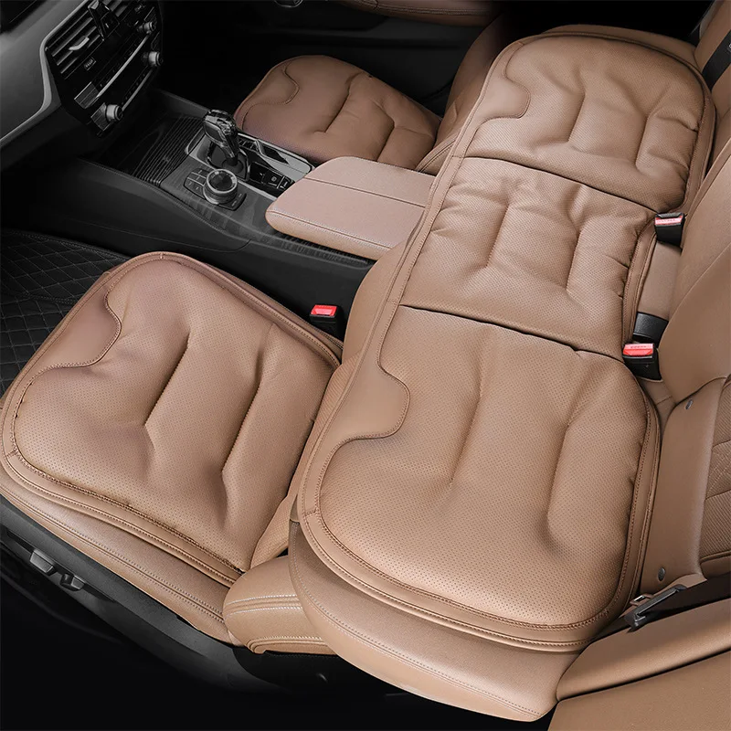 Four Seasons Universal Car Seat Cover Breathable Leather Car Seat Waist Cushion Covers Auto Interior Seats Interior Accessories