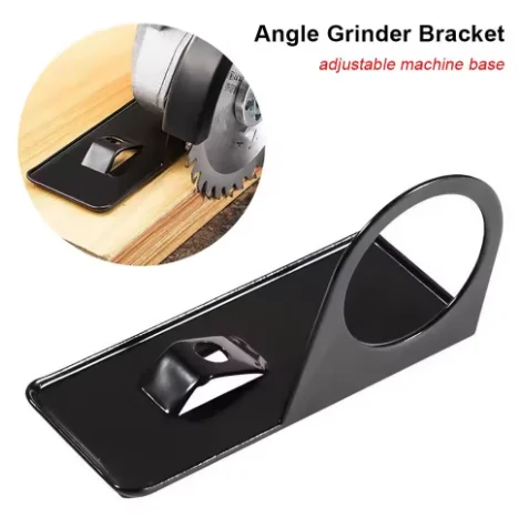 Adjustable Hand Angle Grinder Base Balance Bracket Thickened Steel Holder Cutting Machine DIY Woodworking Tools Protection