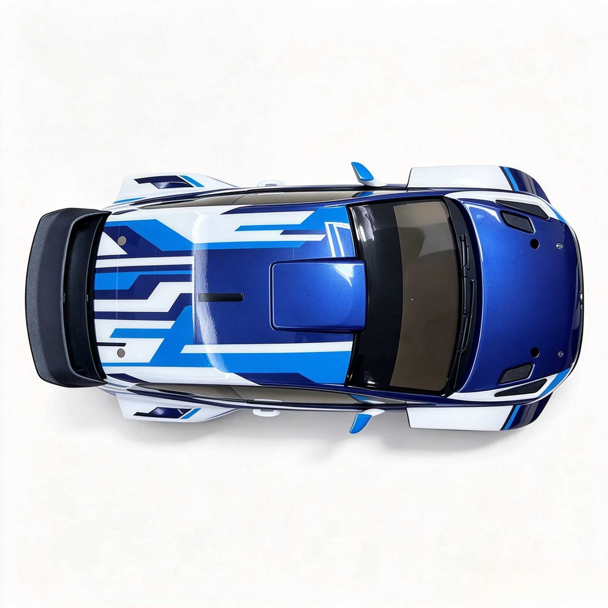 For 1/7 MJX 7303 7304 RC Rally Car Body Shell V1 To V2 Modification Magnetic Kit Custom Model Number Decor Upgrade Accessories