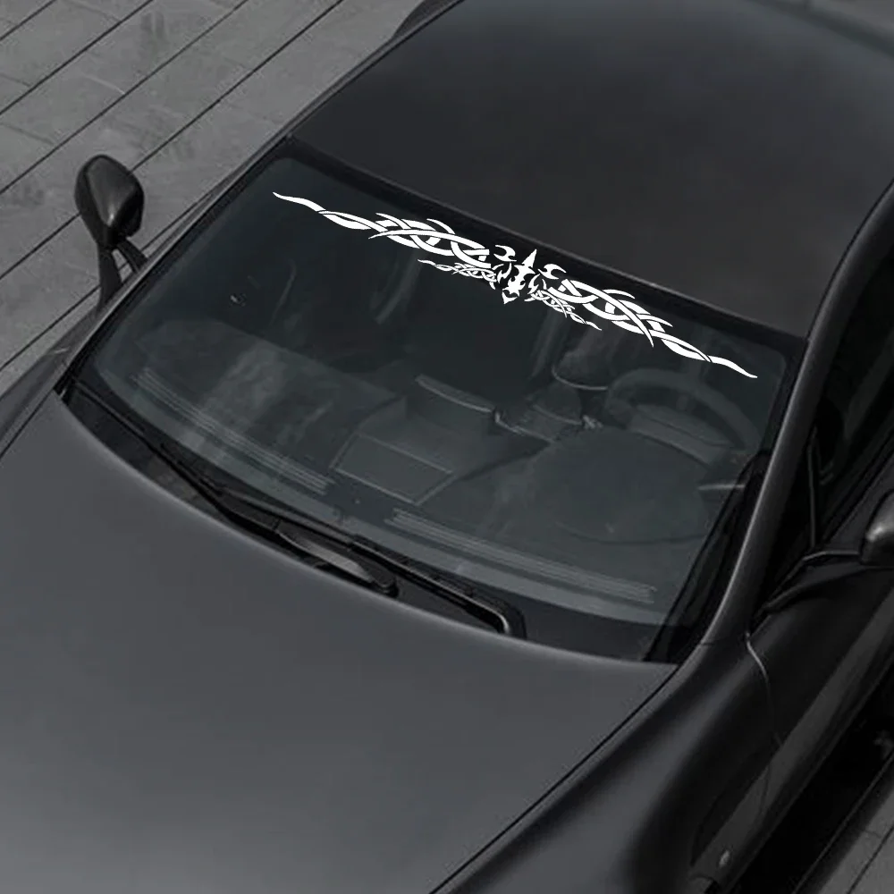 Car Windshield Sticker Auto Rear Front Vinyl Decal Decor For BMW Skoda Seat VW Volkswagen Suzuki Audi Toyota Car Accessories