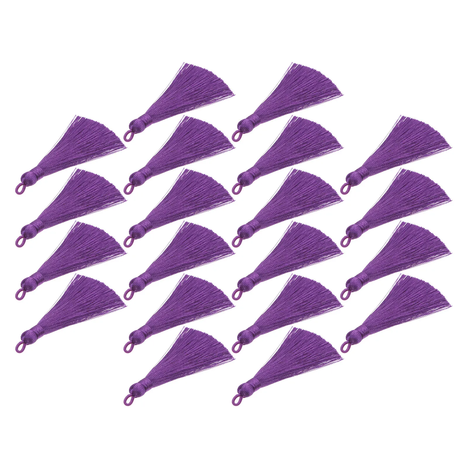 

20 шт. Длинные прямые подвески-кисточки из ледяного шелка для серег, брелоков, браслетов, украшений, подарков, для рукоделия