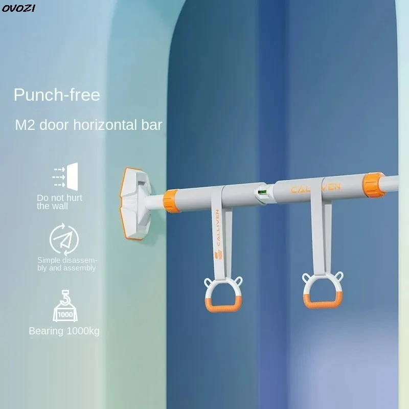 

OVOZI Horizontal Bar Indoor Pull-up For Home Door Horizontal Bar Free Punch Floor Stretching Fitness Equipment New Hot